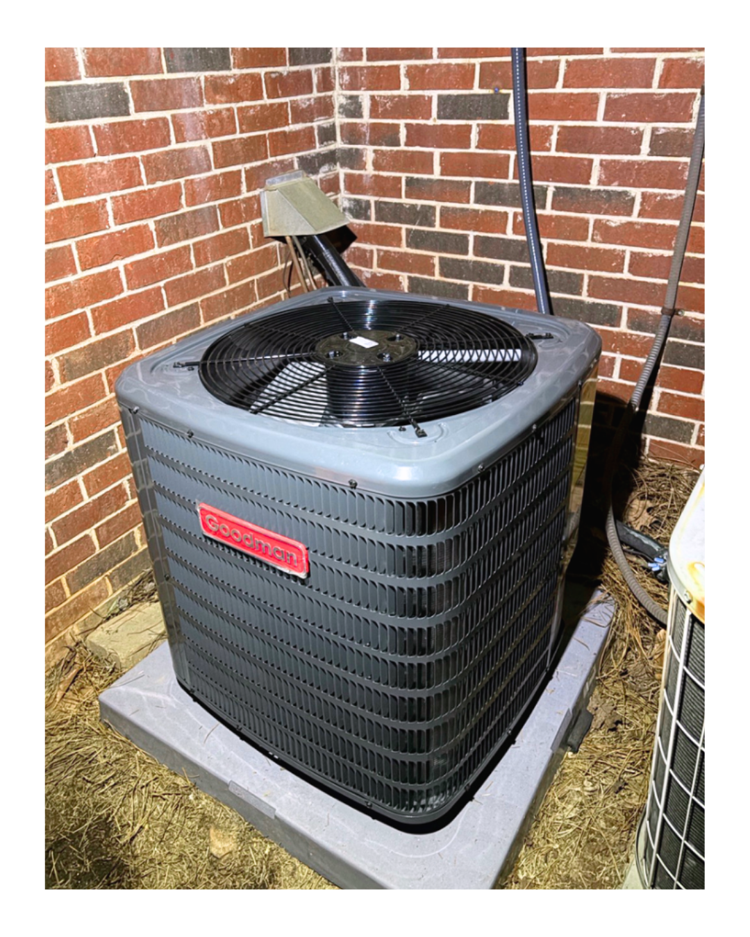 After — AC Unit Installation