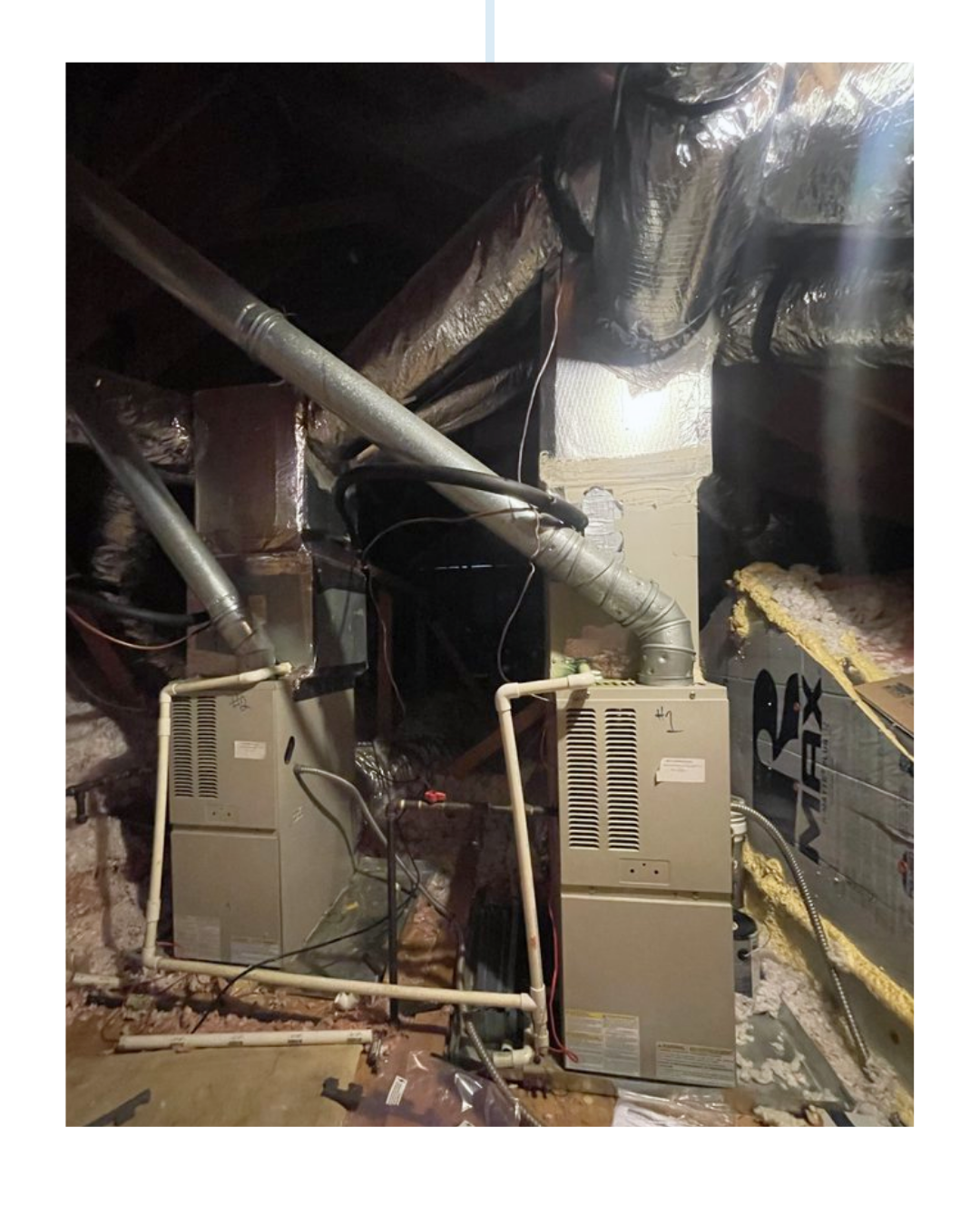 Before — Ductwork & System Replacement